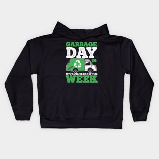 Garbage Day is My Favorite Day of the Week Kids Hoodie